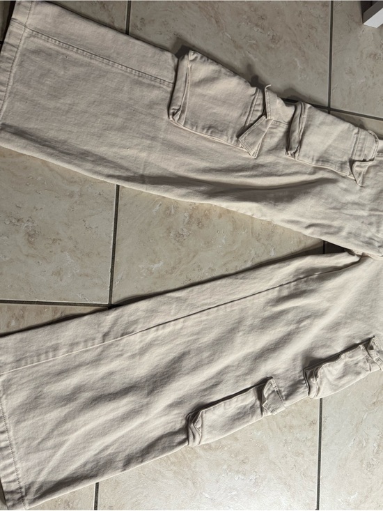PacSun Denim - PacSun Women's Cargo Jeans in Cream
